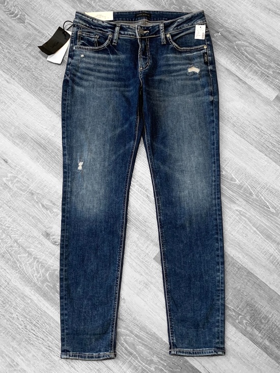 Silver Jeans Denim - Silver NWT Boyfriend Mid-Rise Slim Leg Jeans Distressed 30